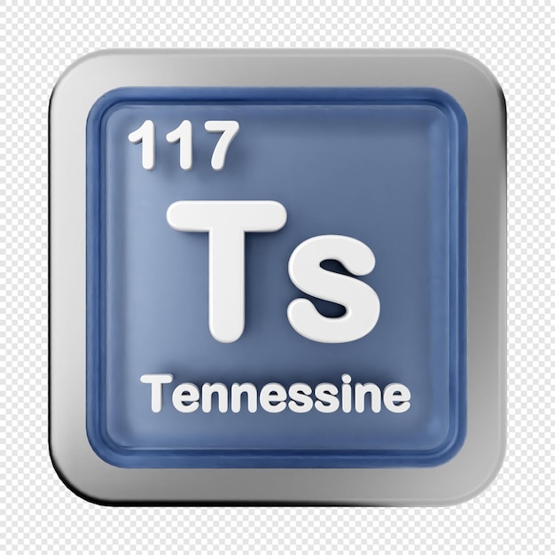 PSD 3d periodic table of element