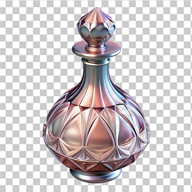 3D Plastic Design of Elegant Crystal Decanter with Intricate Details and Shiny Finishes