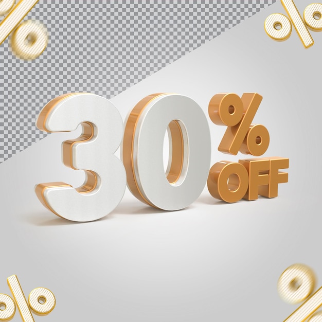 3d promotion 30 percent offer