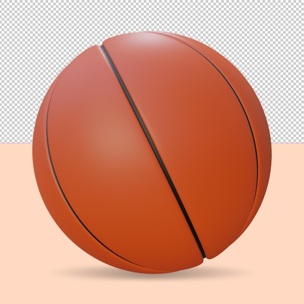 3d realistic basketball psd Premium Psd