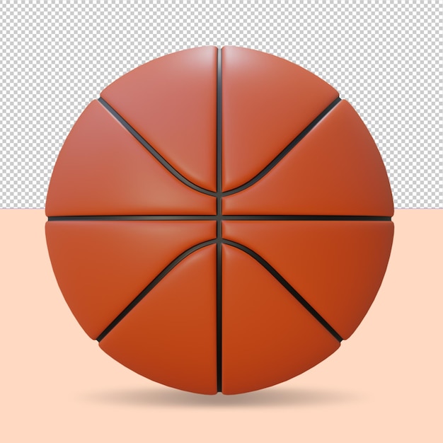 3d realistic basketball psd Premium Psd