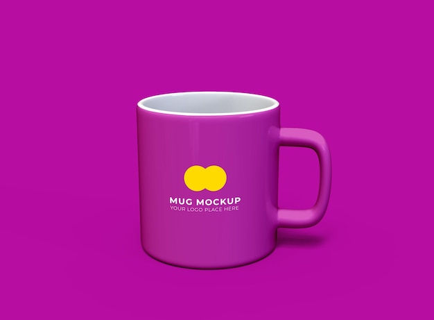 3d Realistic Ceramic Coffee Mug  Mockup