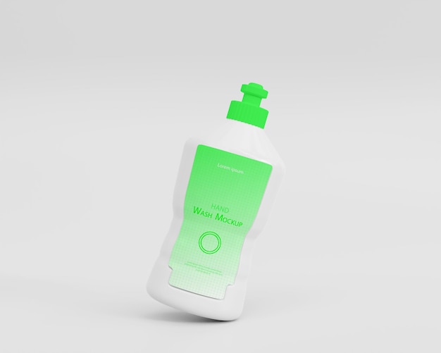 3D Realistic Hand Wash Mockup