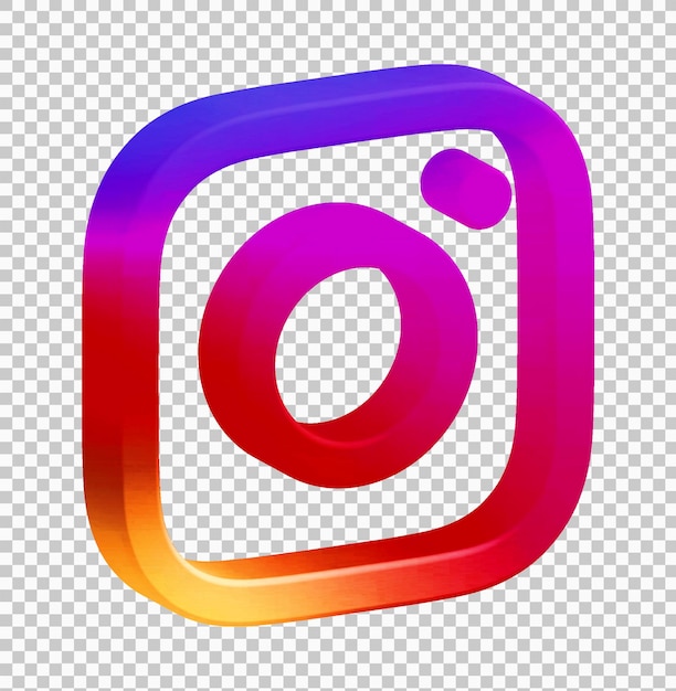 3D Realistic Instagram icon