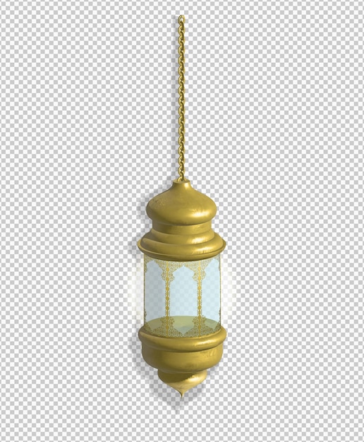 3D realistic lamp for decoration