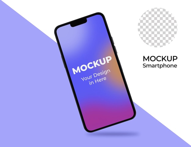 3d realistic mobile mockup