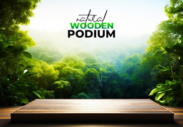 3d realistic podium background for product display