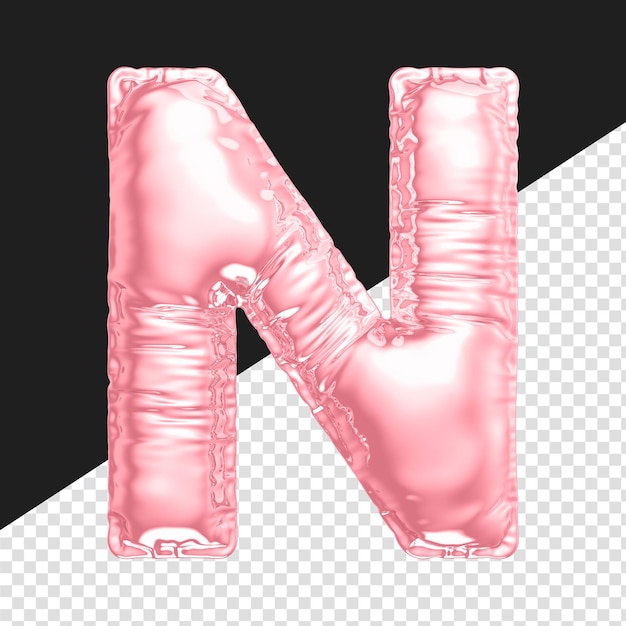 3d render alphabet