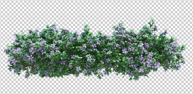 3d Render Brush Tree Isolated