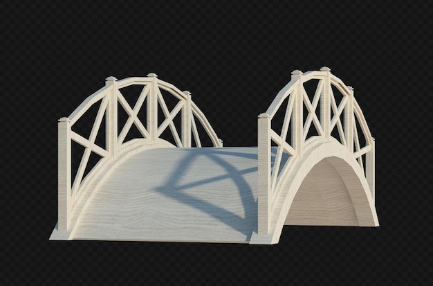 3d Render Building Structure Isolated