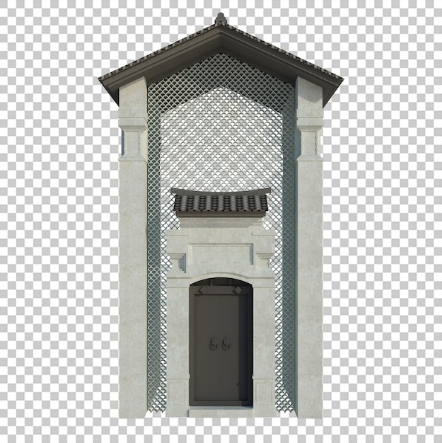 3d Render Building Structure Isolated