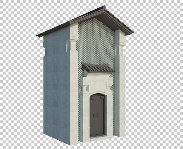 3d Render Building Structure Isolated