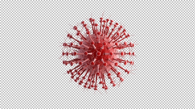 3d render Corona virus isolated background3d rendering