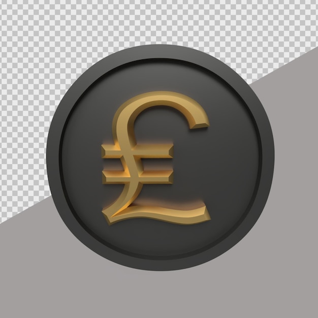 3D Render currency Lira