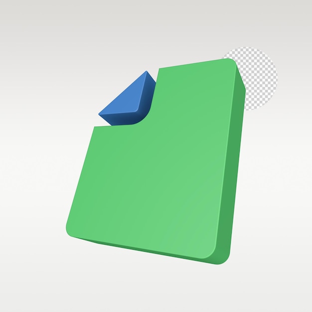 3D Render Data Processing Icon Symbol