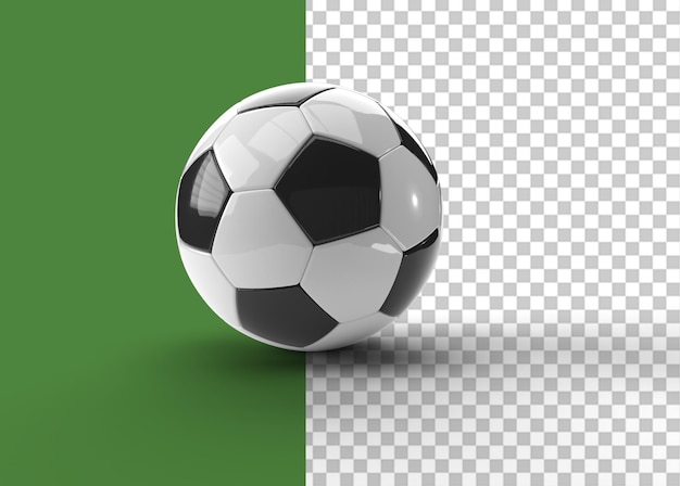 3D Render Football Illustration, Soccer Ball