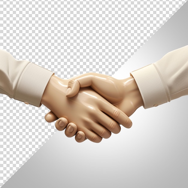 3d render handshake png