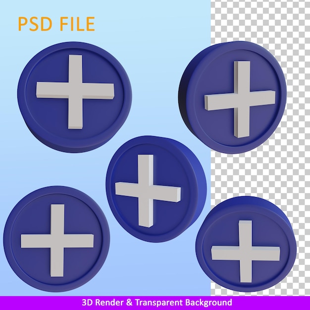 3d render icon