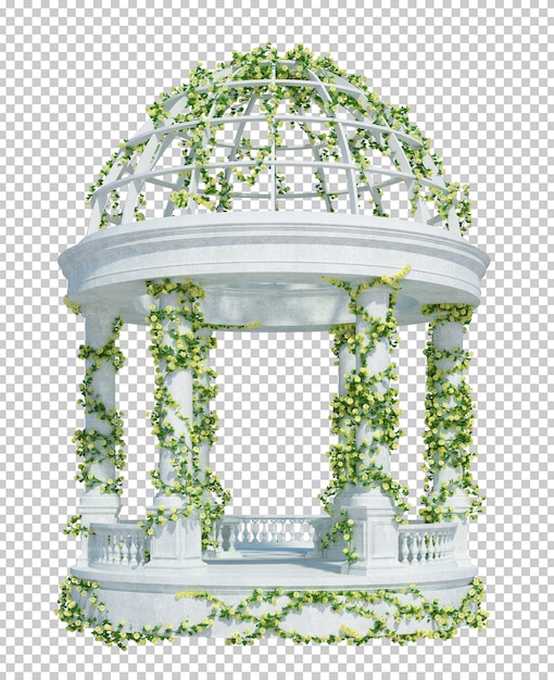 3d Render Ivy Plants Isolated 