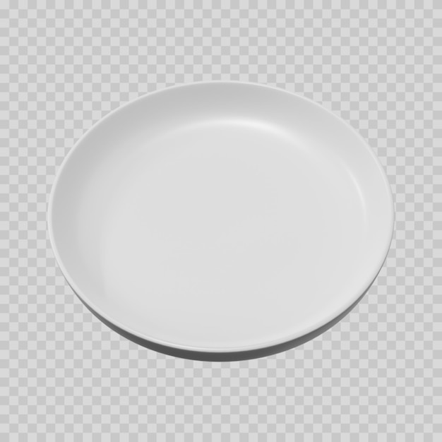 3D render of kitchen plate for scene creation