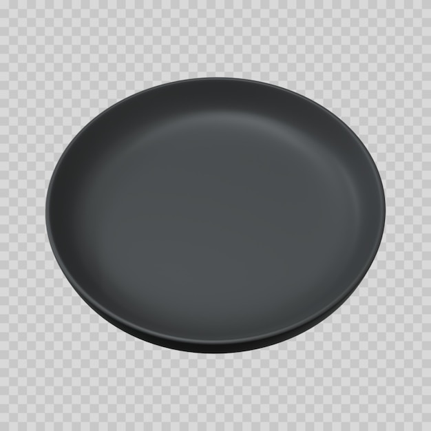 3D render of kitchen plate for scene creation