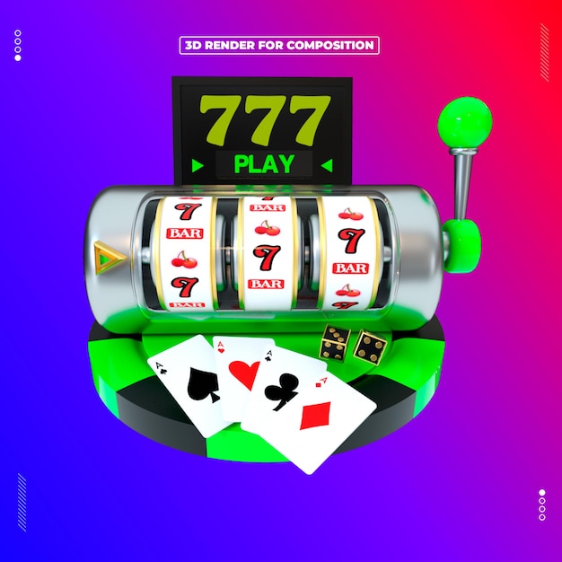 3d render object casino roulette