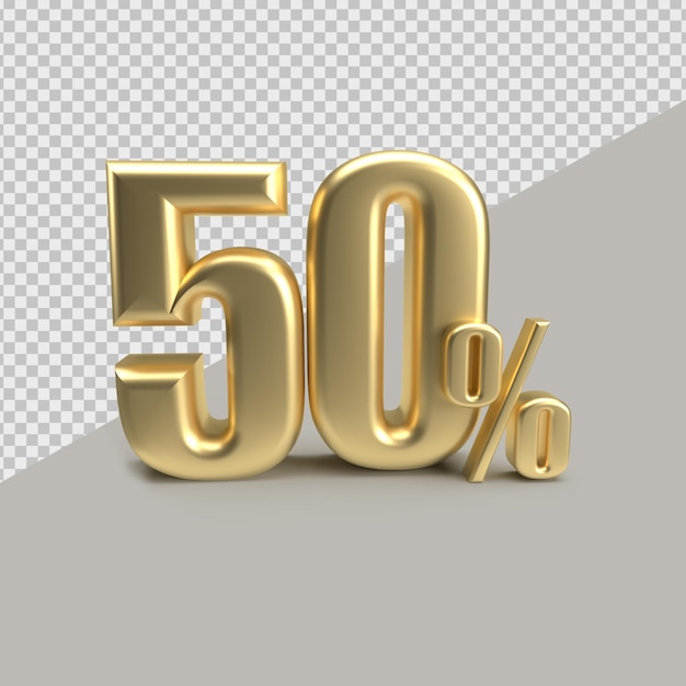 3D Render Percentage 50