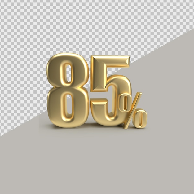 3D Render Percentage 85