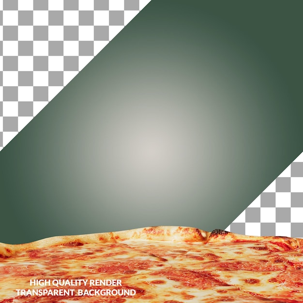 A 3d render of a pizza