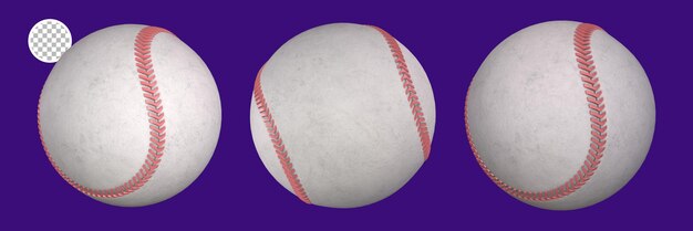 3D render sport baseball