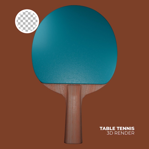 3D render table tennis rackets