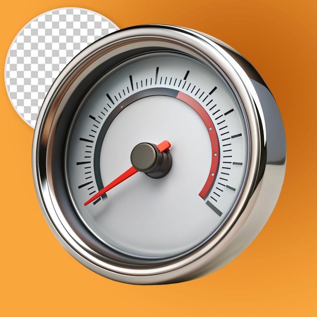 PSD 3d render tachometer