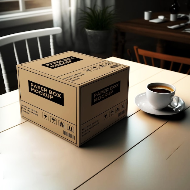 3D rendered mockup packaging