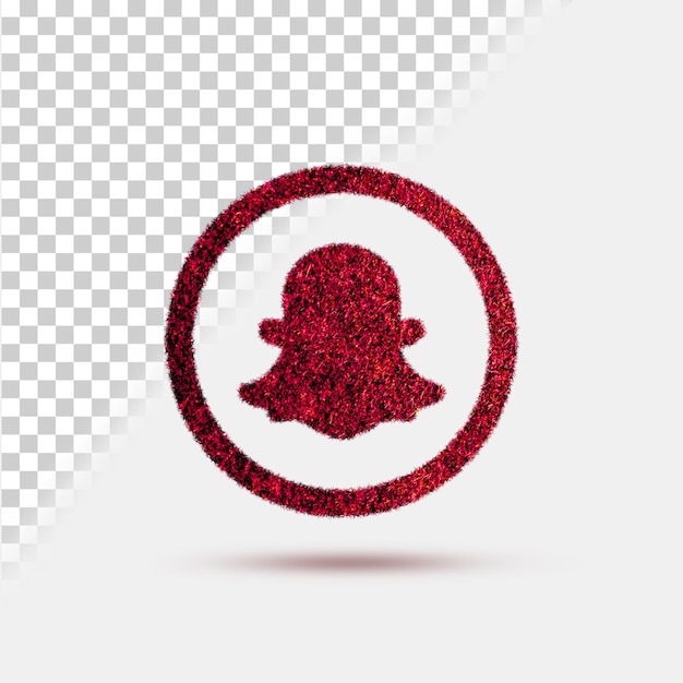 3d rendered social media logos isolated on transparent background