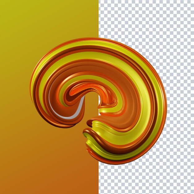 3d rendering of abstract shape