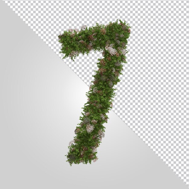 3d rendering of alphabet letter isolated