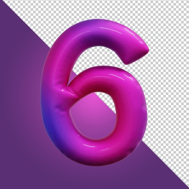 3d rendering of alphabet letter isolated