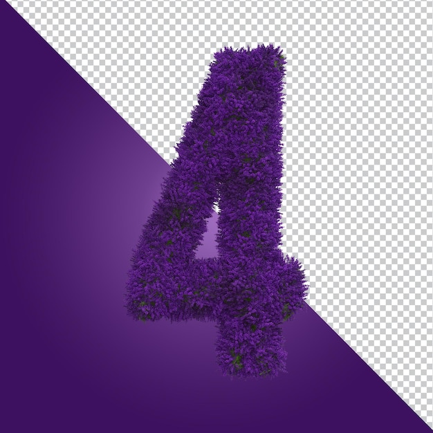 3d rendering of alphabet letter isolated