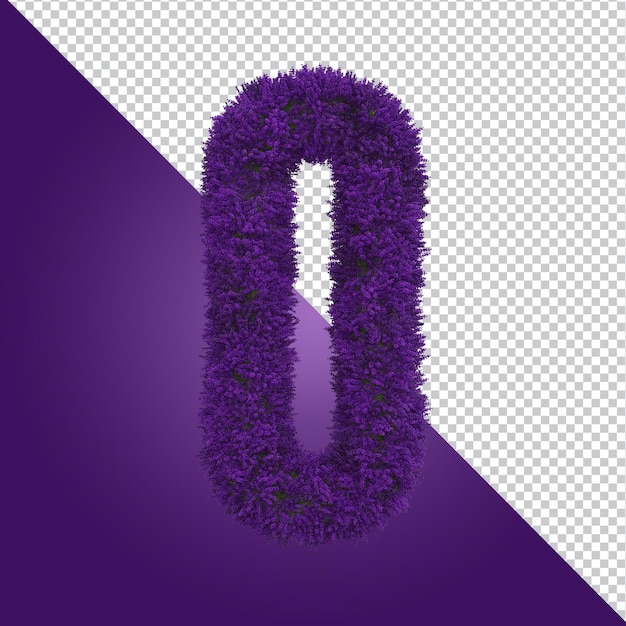 3d rendering of alphabet letter isolated