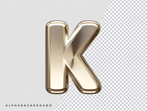 PSD 3d rendering alphabet text effect vector transparent element