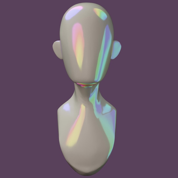 PSD 3d rendering base face