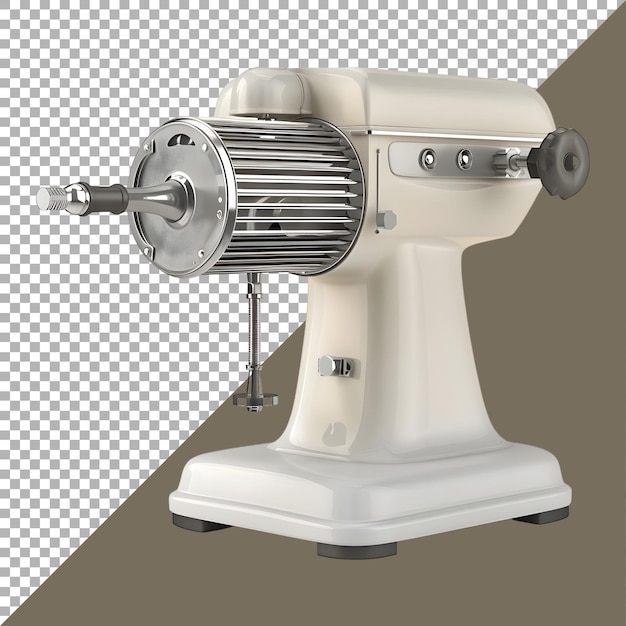 3D Rendering of a Beef Cutting Machine on Transparent Background Ai Generated