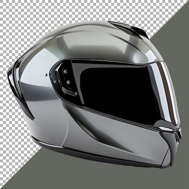 3D Rendering of a Bike Safety Helmet on Transparent Background Ai Generated