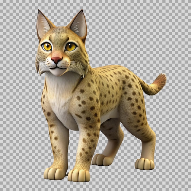 3d rendering of bobcat