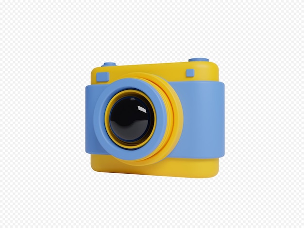 3d rendering of camera travel icon