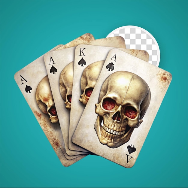 3d rendering of card game