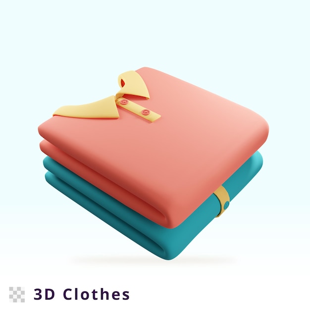 3D Rendering Clothes Illustration