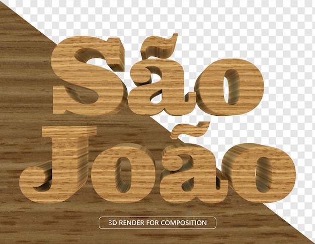 PSD 3d rendering for composition with a 3d rendering of the word.