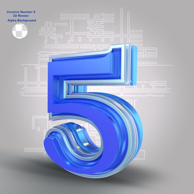 3D Rendering Creative Number 5