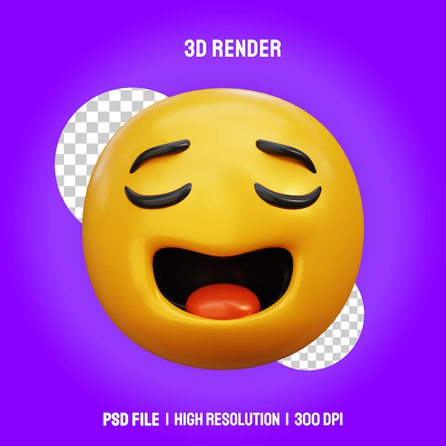 3d rendering emoticons